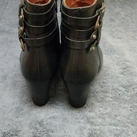 Pikolinos Beautiful black leather zip up boots, Spain size 38 (size 7.5-8)GUC - Picture 7 of 8